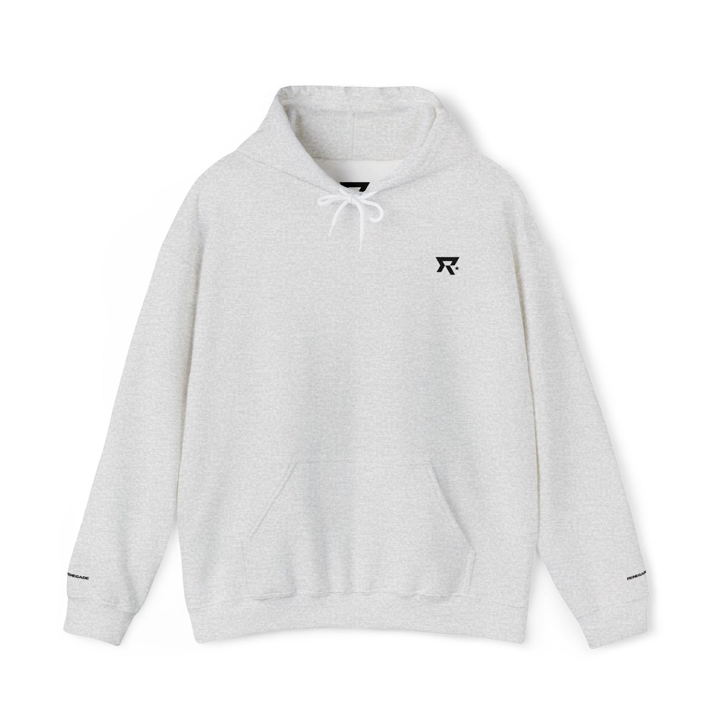 RENEGADE* Originals Soft Embroidered Hoodie — Subtle Minimalist Light Colors Embroidery