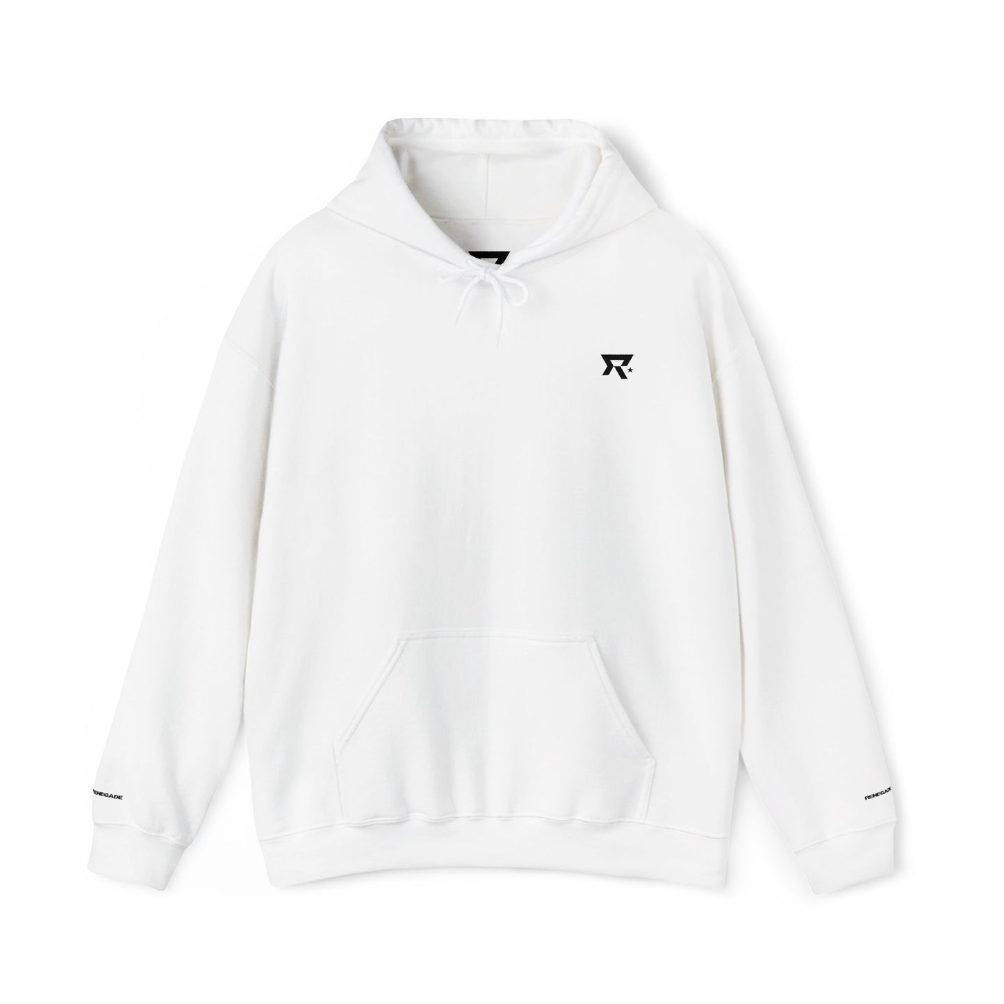 RENEGADE* Originals Soft Embroidered Hoodie — Subtle Minimalist Light Colors Embroidery