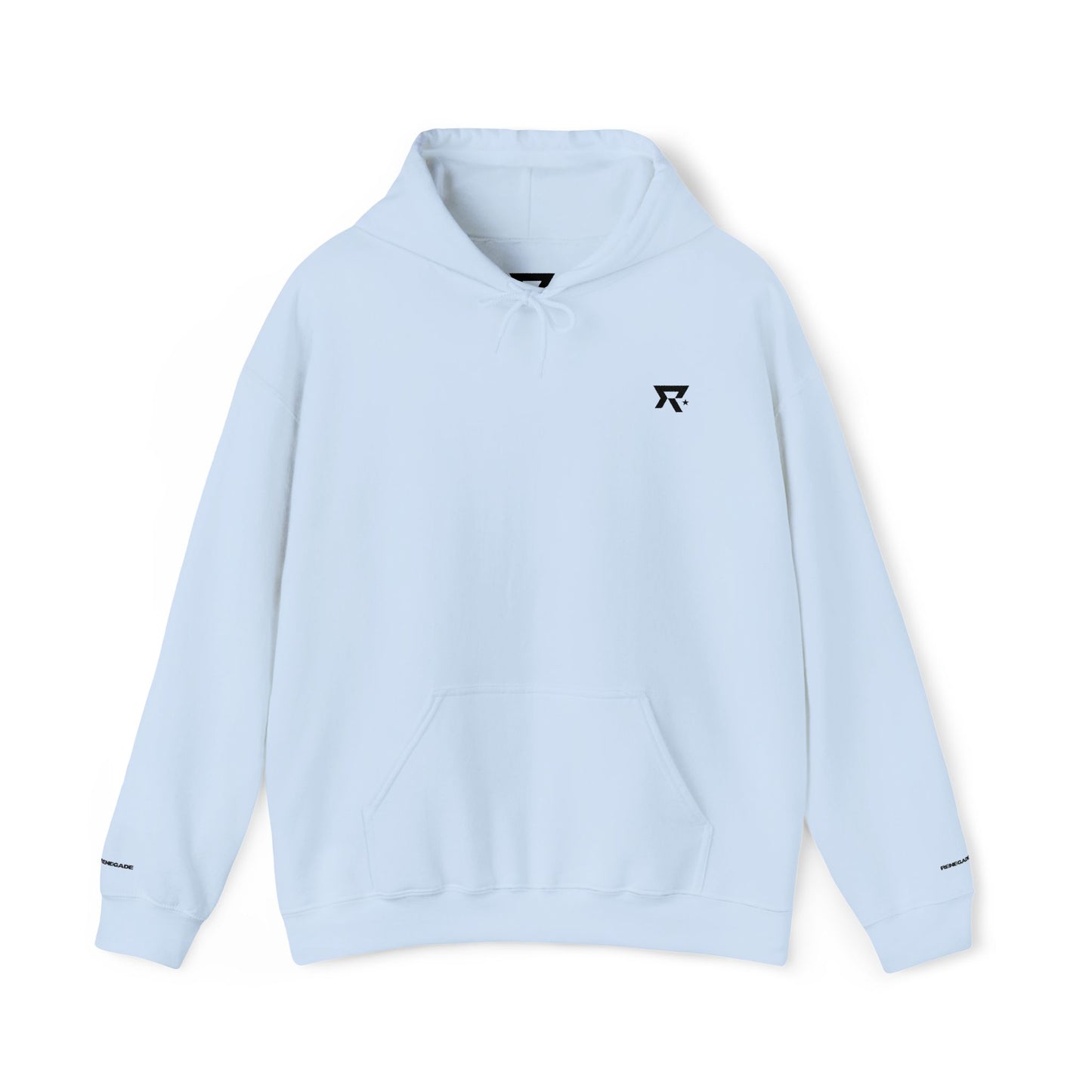 RENEGADE* Originals Soft Embroidered Hoodie — Subtle Minimalist Light Colors Embroidery
