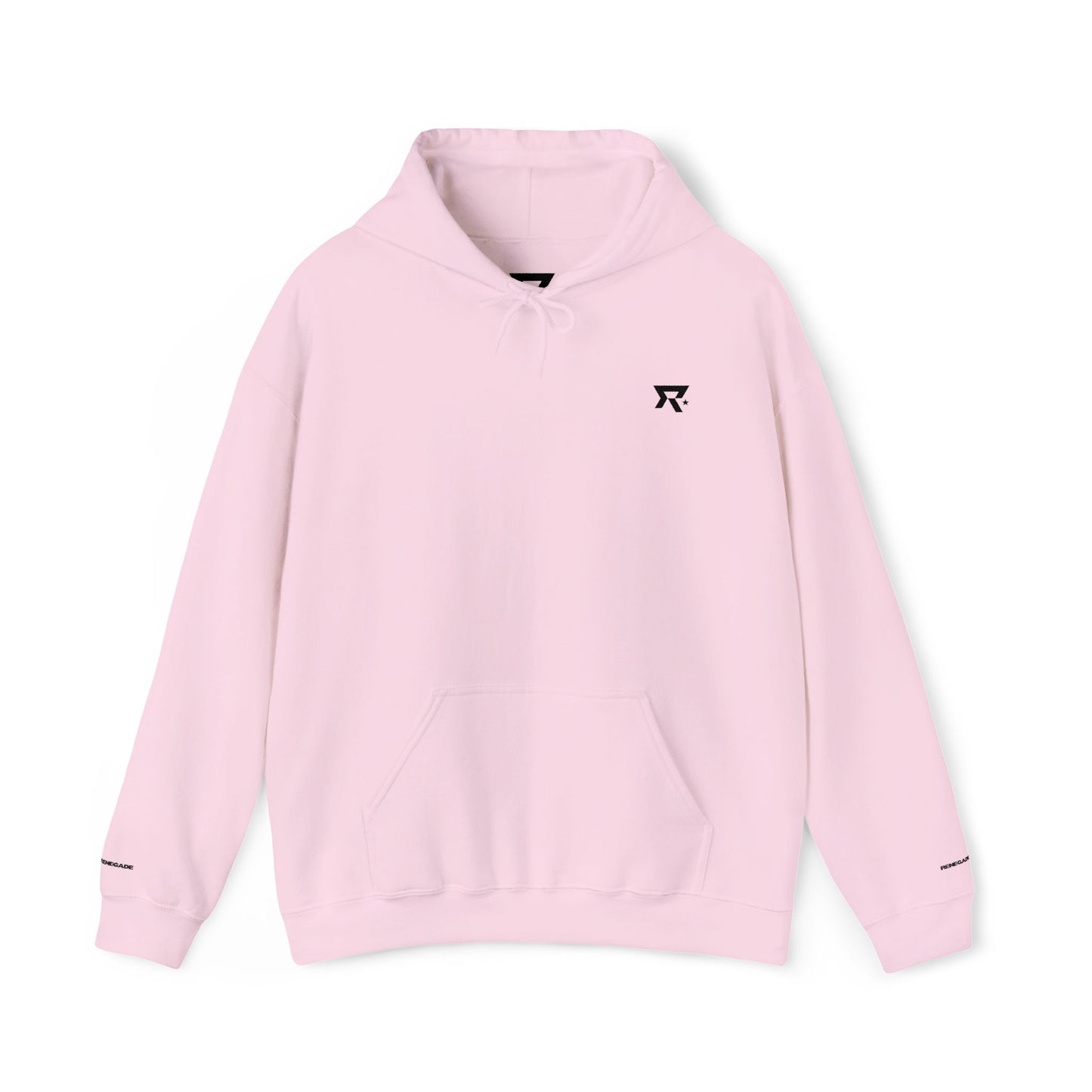 RENEGADE* Originals Soft Embroidered Hoodie — Subtle Minimalist Light Colors Embroidery